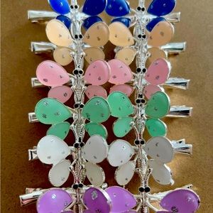 90s butterfly clips moving wings